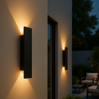 LED lampa ścienna zewnętrzna IP65 z aluminium
