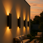 LED lampa ścienna zewnętrzna IP65 z aluminium