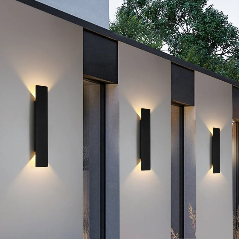 LED lampa ścienna zewnętrzna IP65 z aluminium