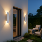 LED lampa ścienna zewnętrzna IP65 z aluminium
