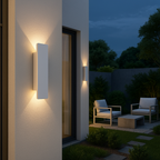 LED lampa ścienna zewnętrzna IP65 z aluminium