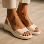 Eleganta SommerSchritt Damen Slingback Sandalen mit offener Zehenpartie