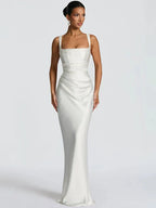LineaLuna Maxikleid Damen – Ärmelloses Langes Sommerkleid