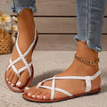 Belvona SommerSchritt Damen Sandalen mit Kreuzriemen und Fersenriemen