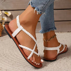 Belvona SommerSchritt Damen Sandalen mit Kreuzriemen und Fersenriemen