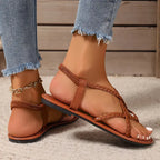 Belvona SommerSchritt Damen Sandalen mit Kreuzriemen und Fersenriemen