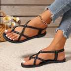 Belvona SommerSchritt Damen Sandalen mit Kreuzriemen und Fersenriemen