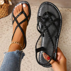 Belvona SommerSchritt Damen Sandalen mit Kreuzriemen und Fersenriemen