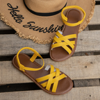 Marovia FlechtSchritt dame slingback-sandaler med flettede remme  
