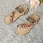 Lunavelle ZehenSchritt Damen Sandalen mit Knöchelriemen und Schnalle