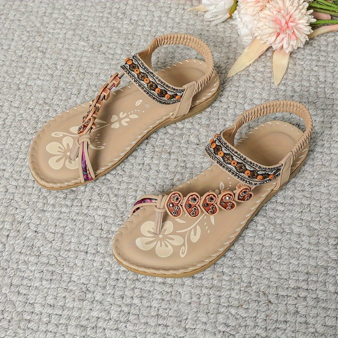 Lunavelle ZehenSchritt Damen Sandalen mit Knöchelriemen und Schnalle
