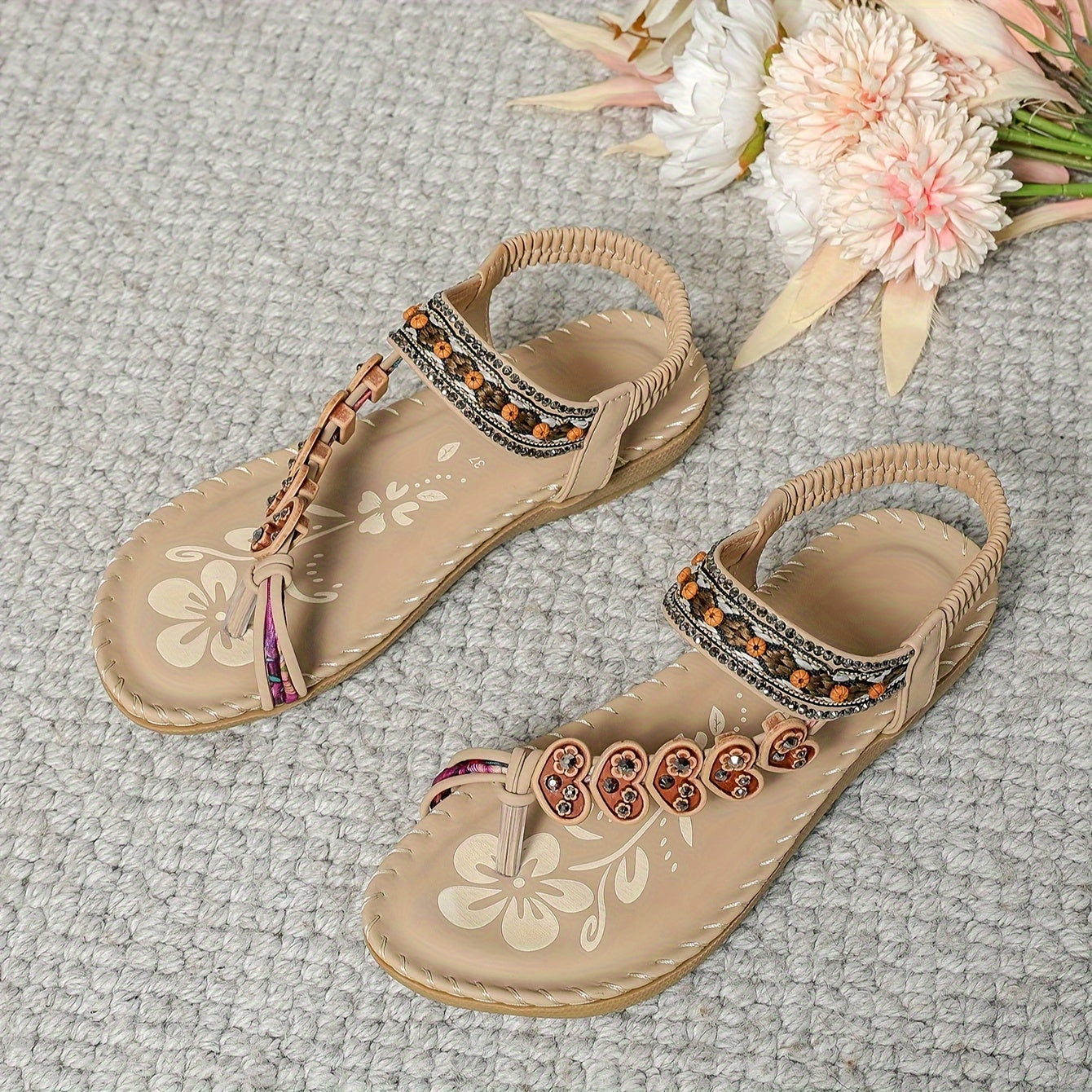 Lunavelle ZehenSchritt Damen Sandalen mit Knöchelriemen und Schnalle