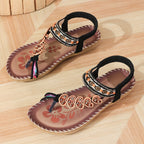 Lunavelle ZehenSchritt Damen Sandalen mit Knöchelriemen und Schnalle