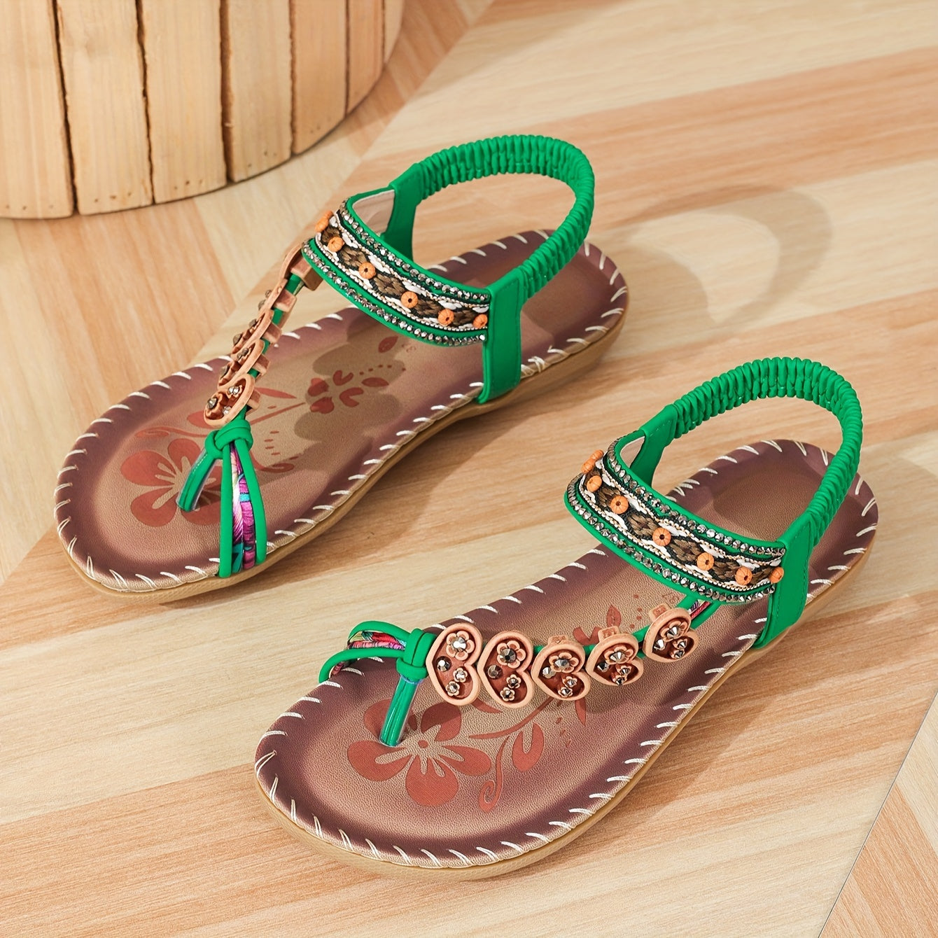 Lunavelle ZehenSchritt Damen Sandalen mit Knöchelriemen und Schnalle