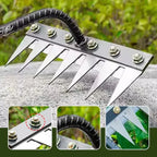GartenPro Bodenrechen – Stalowy grabi do chwastów do pracy w ogrodzie